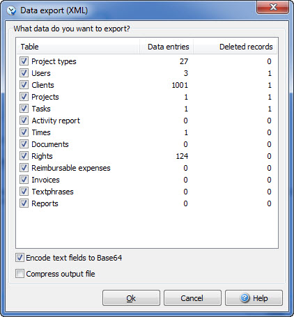 datenexport